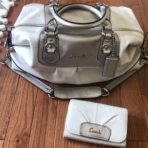 Coach tote and wallet